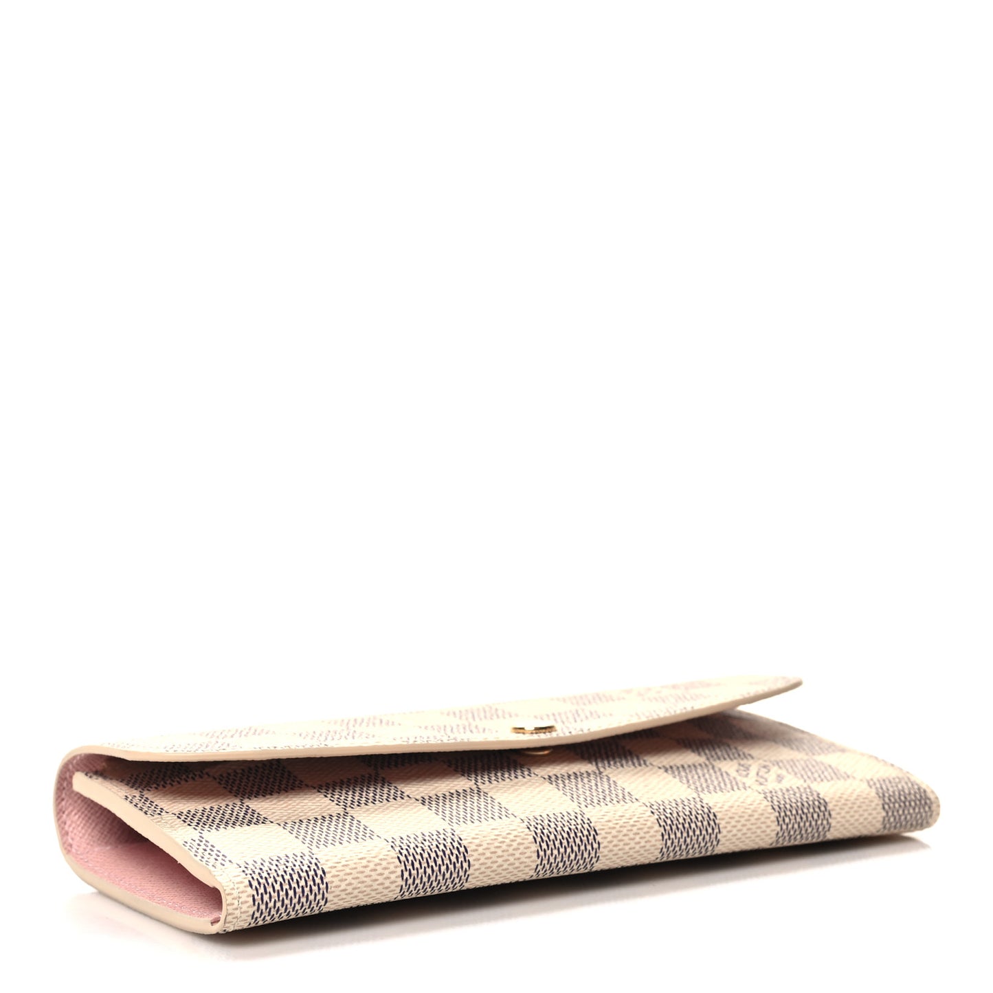 Damier Azur Emilie Wallet Rose Ballerine