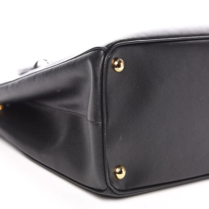 Prada Saffiano Large Galleria Double Zip Tote Black 8 of 10