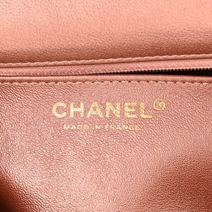 Chanel Metallic Grained Calfskin Quilted 2.55 Reissue Mini Flap Copper Pink 6 of 8