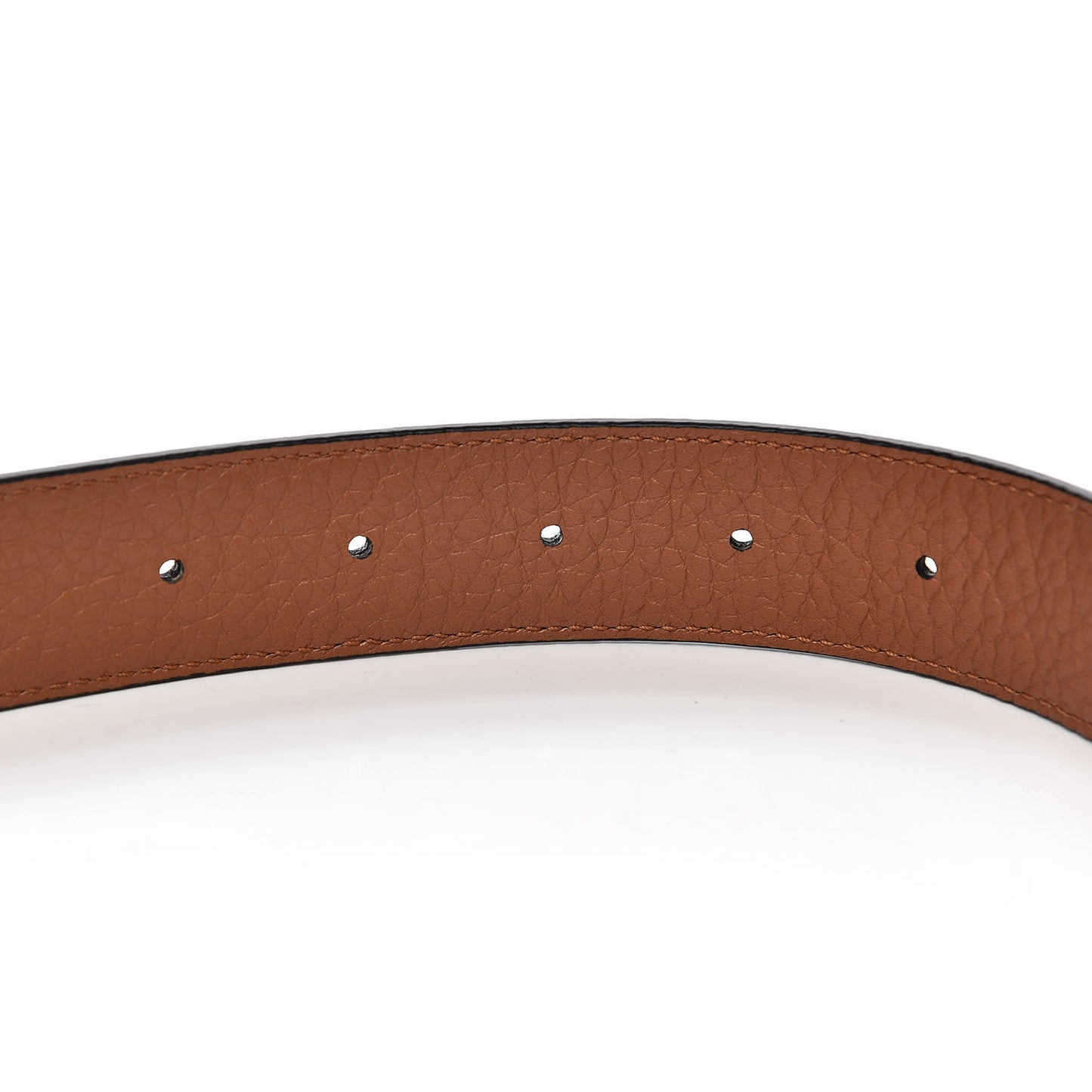 Taurillon Calfskin 30mm LV Initiales Reversible Belt 80 32 Black