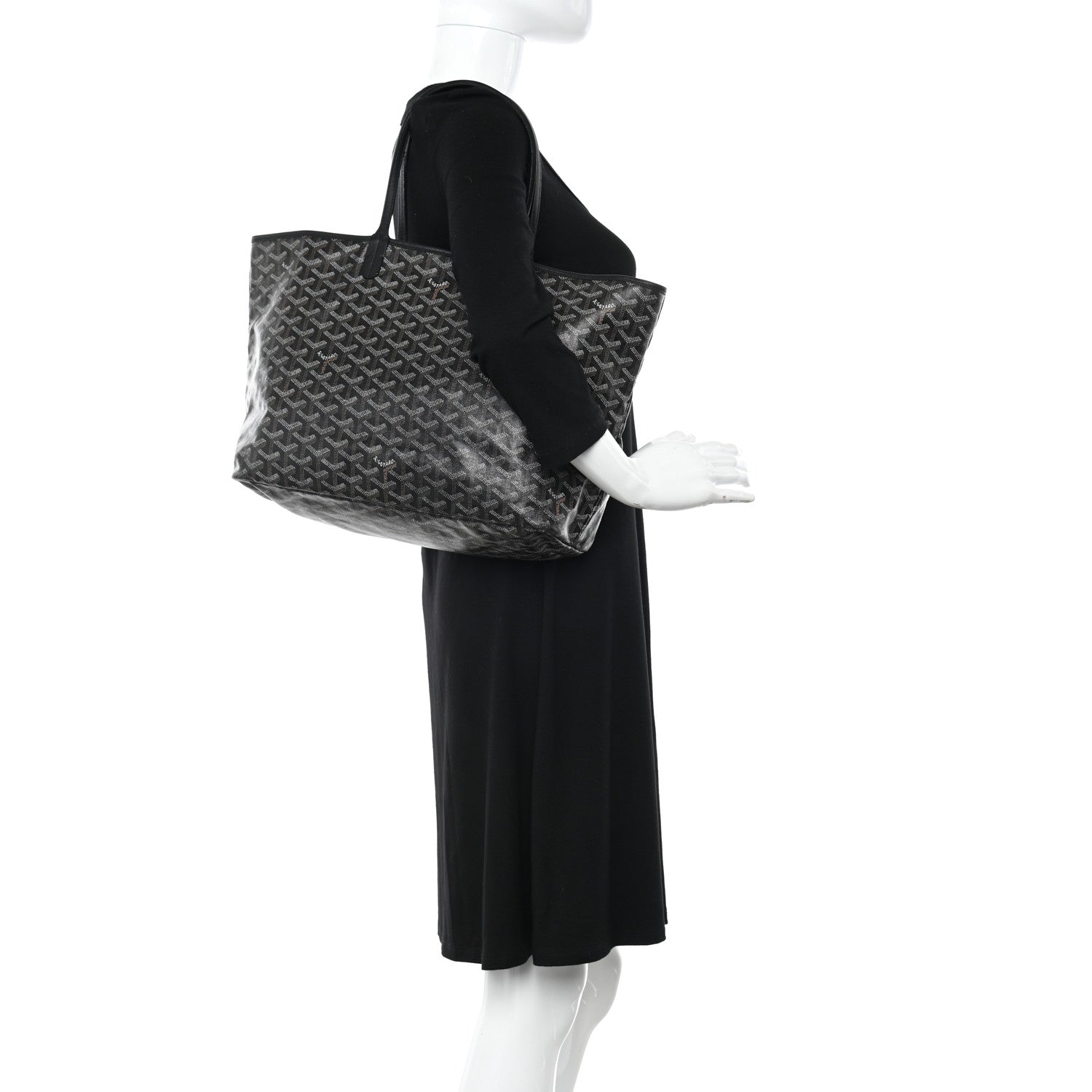 Goyard Goyardine Saint Louis PM Black 2 of 17