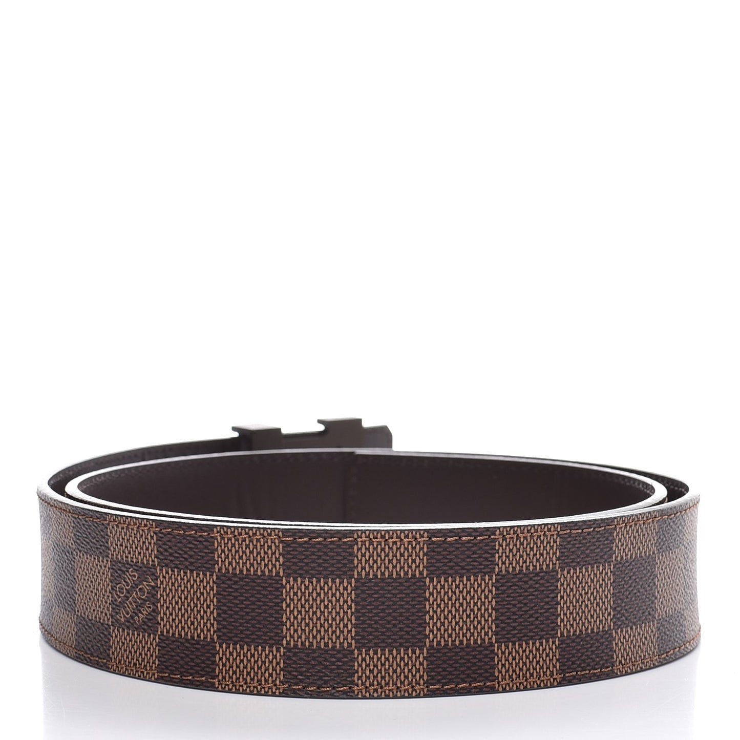 Damier Ebene 40mm LV Initiales Belt 90 36