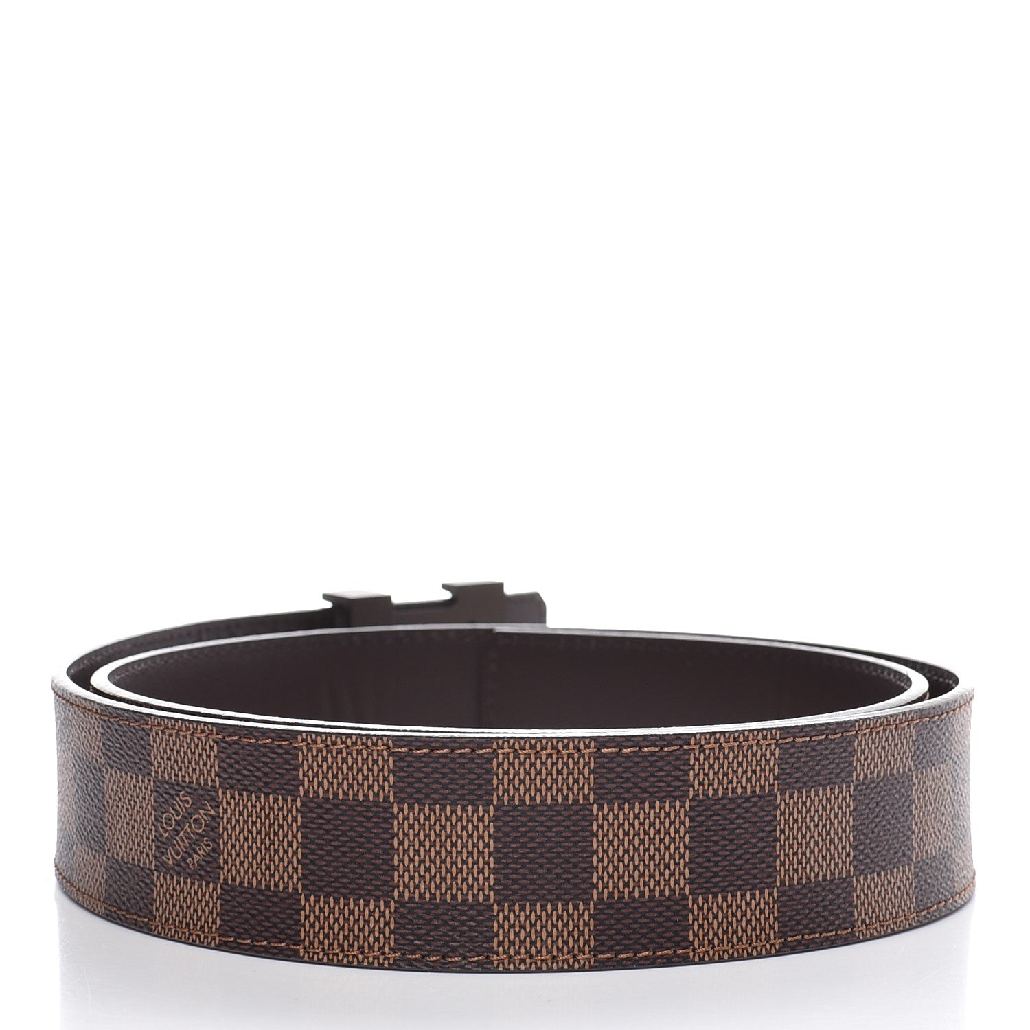 Louis Vuitton Damier Ebene 40mm LV Initiales Belt 90 36 3 of 9