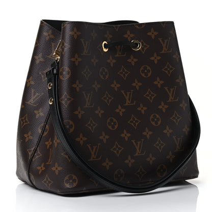 Louis Vuitton Monogram Neonoe MM Black 2 of 4