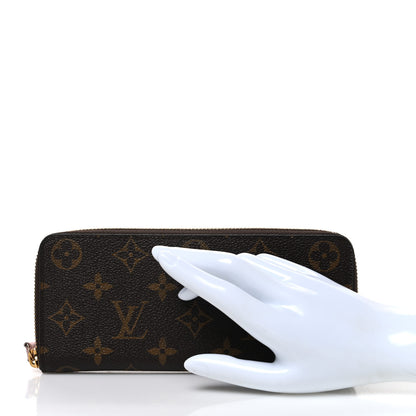 Louis Vuitton Monogram Clemence Wallet Rose Ballerine 2 of 7