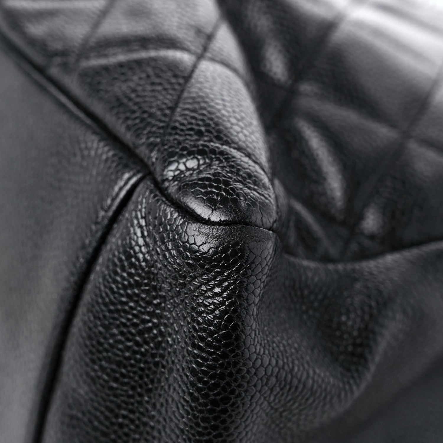 Chanel Caviar Quilted Grand Shopping Tote GST Black 9 of 15
