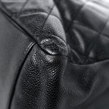 Chanel Caviar Quilted Grand Shopping Tote GST Black 9 of 15