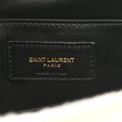 Saint Laurent Boucle Tweed Patchwork Monogram Medium Jamie Baguette Craie 7 of 12