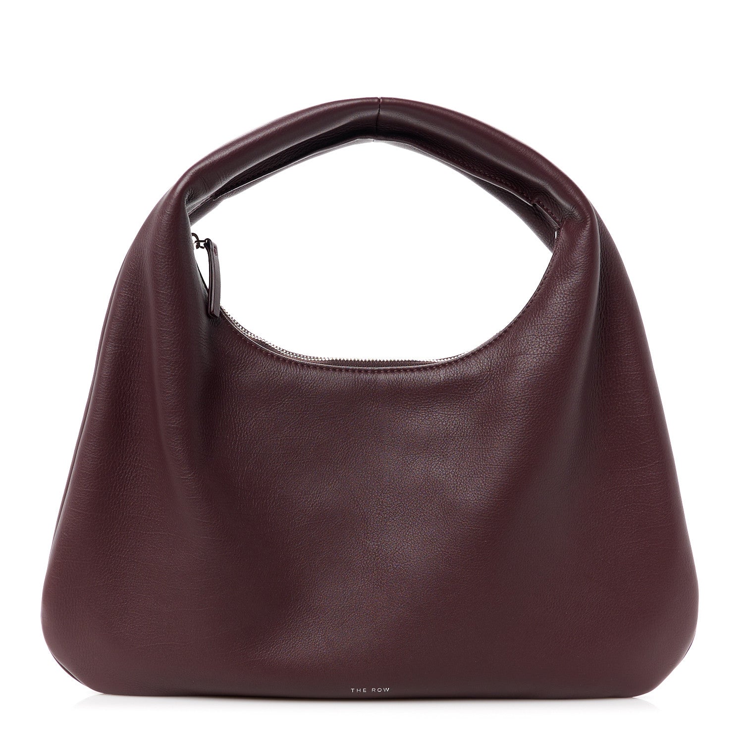 The Row Grained Calfskin Small Everyday Shoulder Bag Eggplant 1 of 9