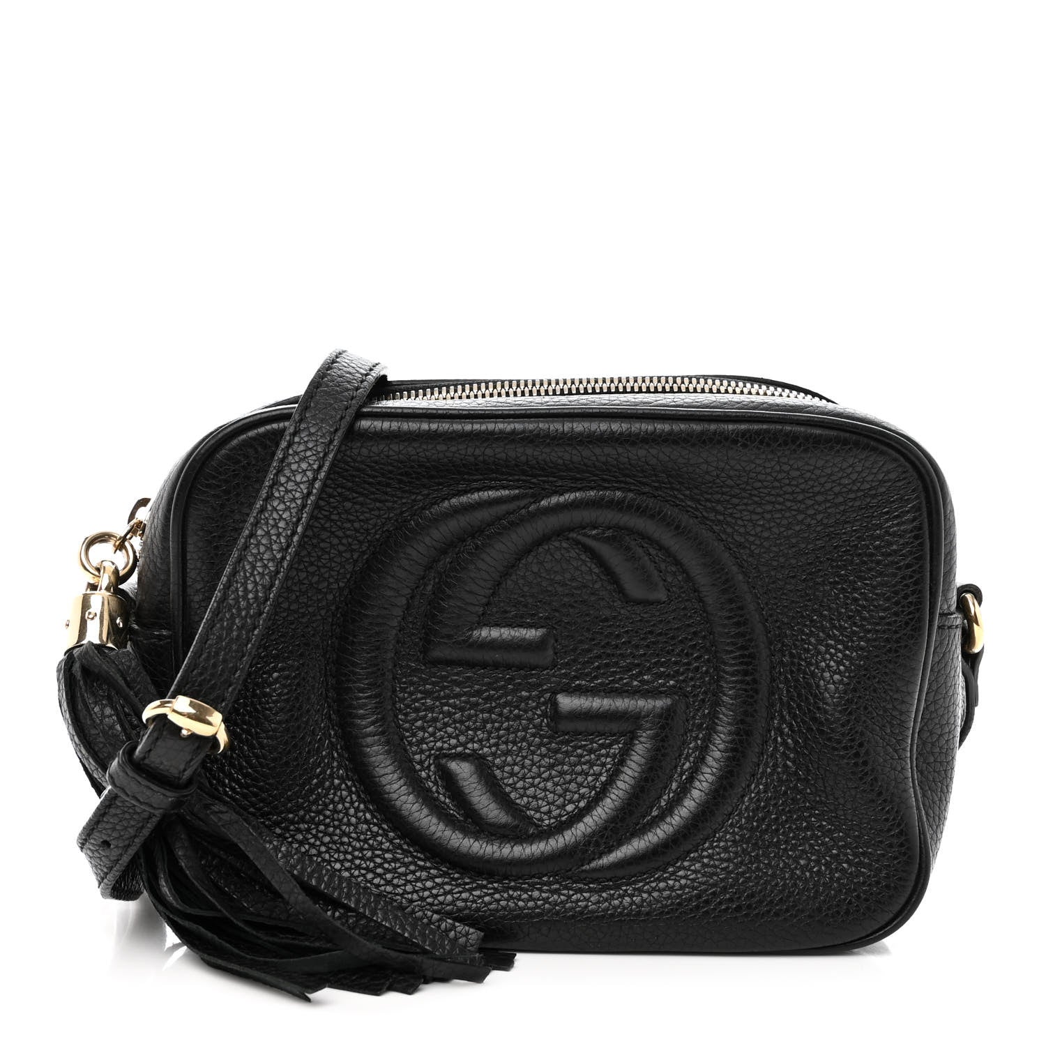 Gucci Pebbled Calfskin Small Soho Disco Bag Black 1 of 11