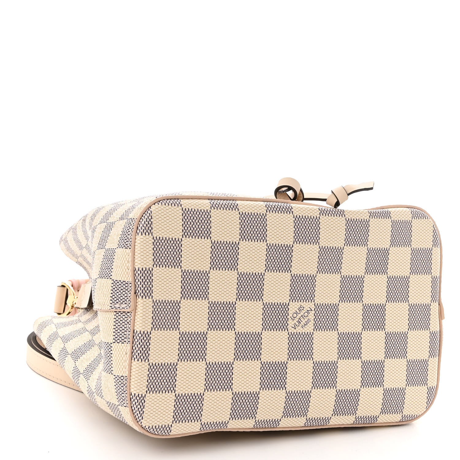Louis Vuitton Damier Azur Braided Neonoe BB Pink 4 of 11