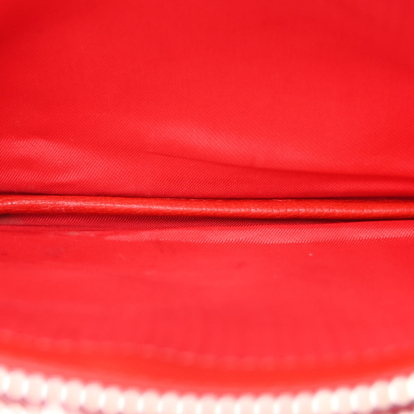 Goatskin Small Trio Crossbody Bag Alizarin