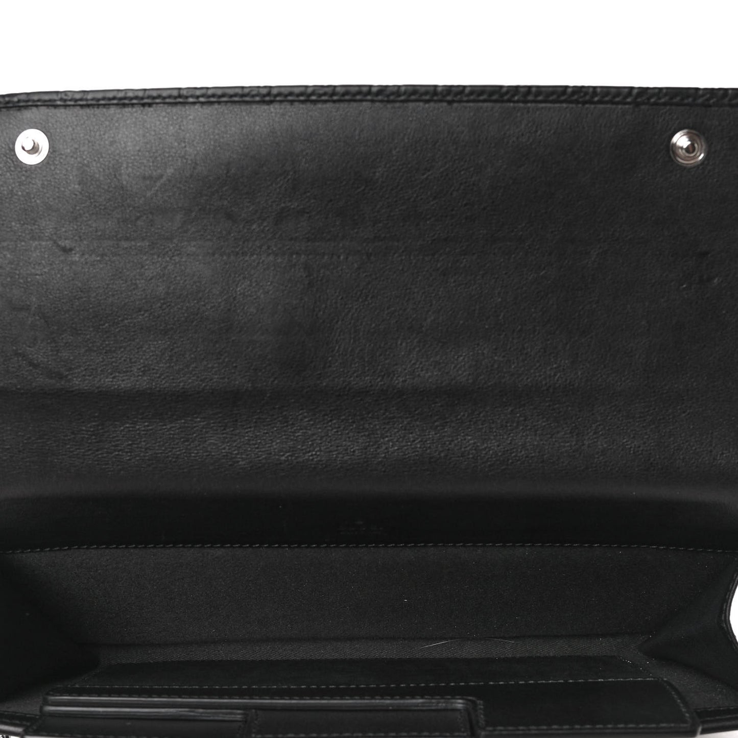 Microguccissima Travel Organizer Flap Wallet Black
