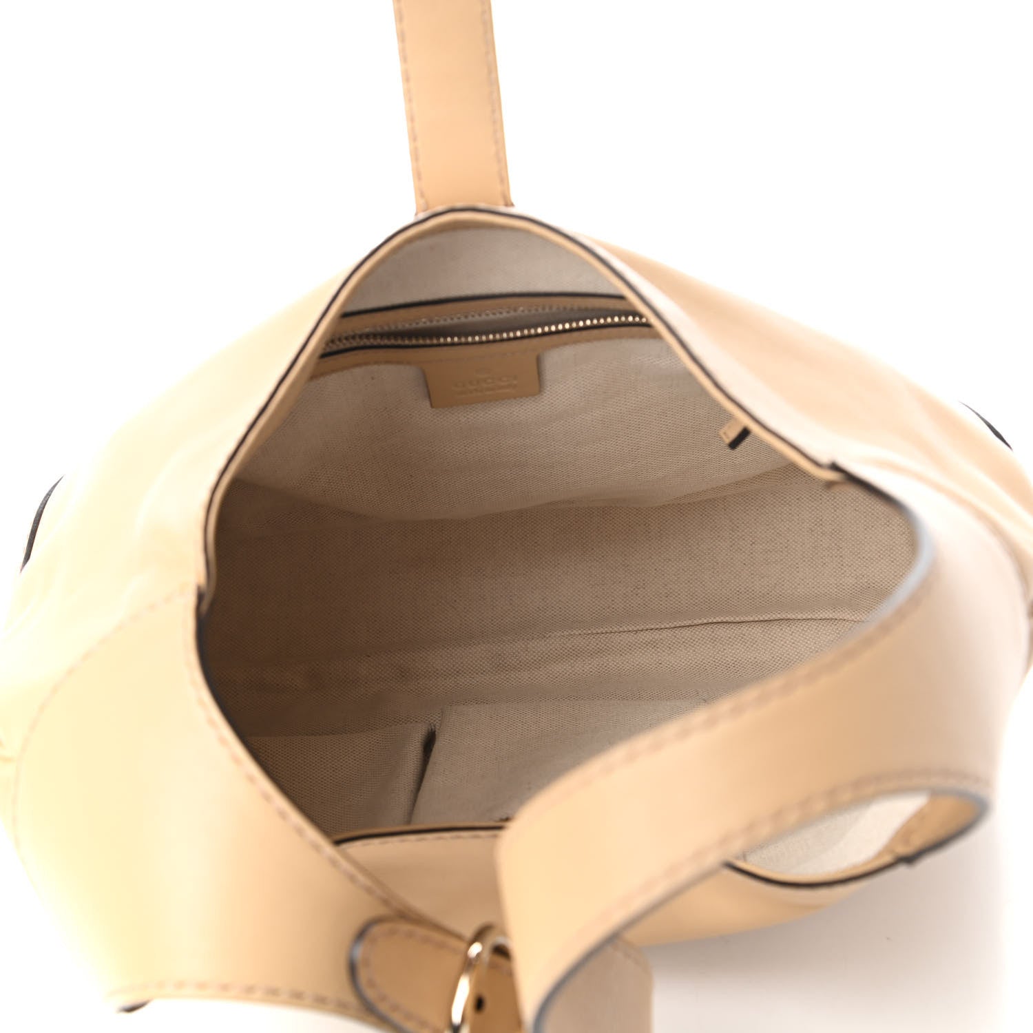 Gucci Calfskin Medium New Jackie Shoulder Bag Beige 5 of 10
