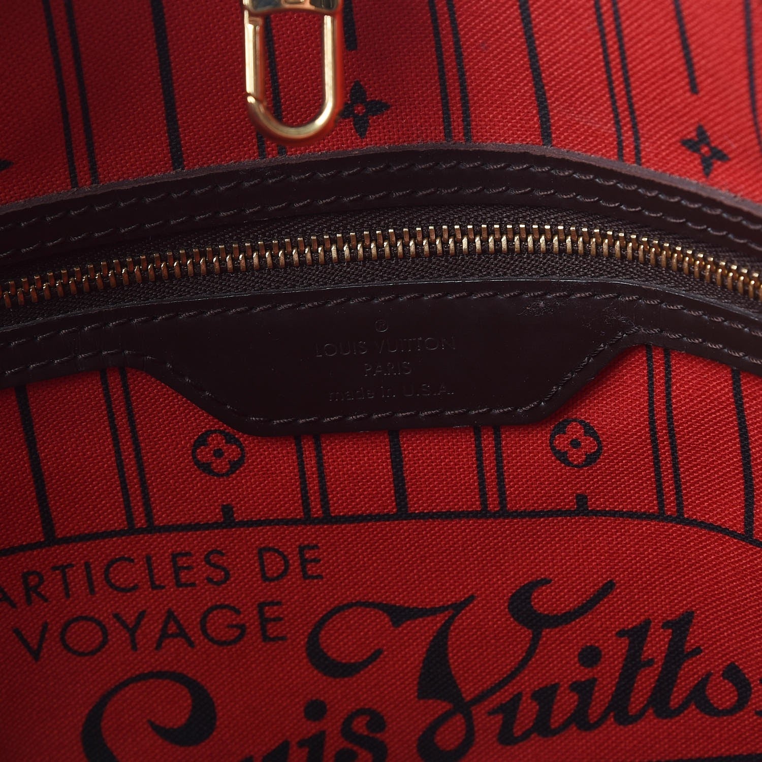 Louis Vuitton Damier Ebene Neverfull GM 6 of 11
