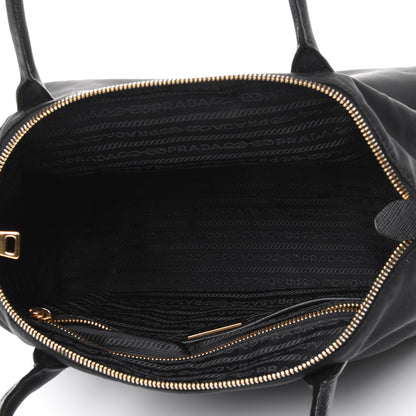 Prada Tessuto Nylon Saffiano Tote Black 4 of 4
