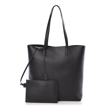 Saint Laurent Calfskin Medium Shopping Tote Black 1 of 10