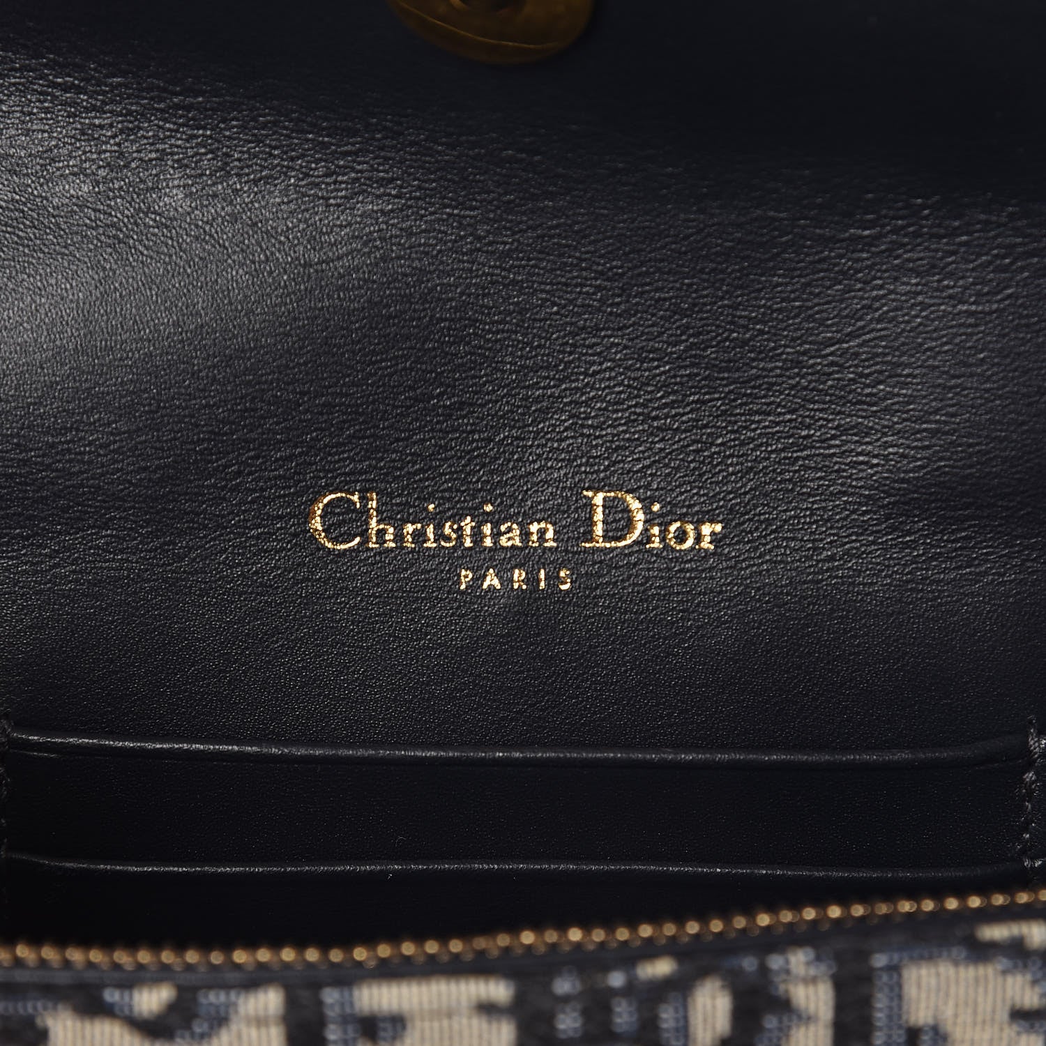 Christian Dior Oblique Saddle Belt Bag Blue 8 of 12