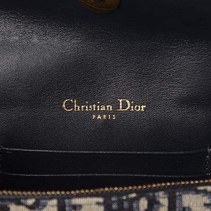 Christian Dior Oblique Saddle Belt Bag Blue 8 of 12