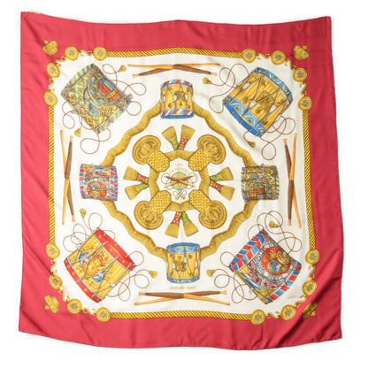 Hermes Silk Les Tambours Scarf 90 2 of 7