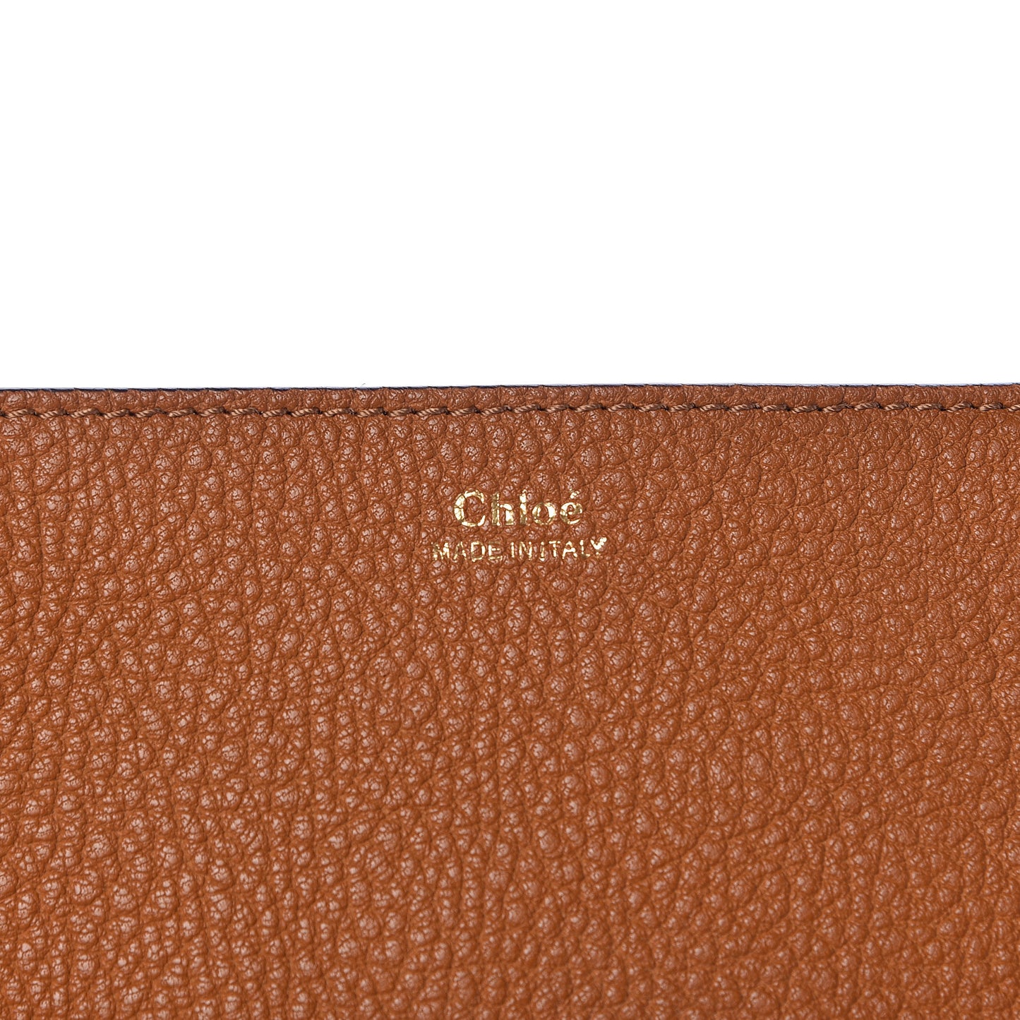 Grained Lambskin Medium Drew Shoulder Bag Caramel