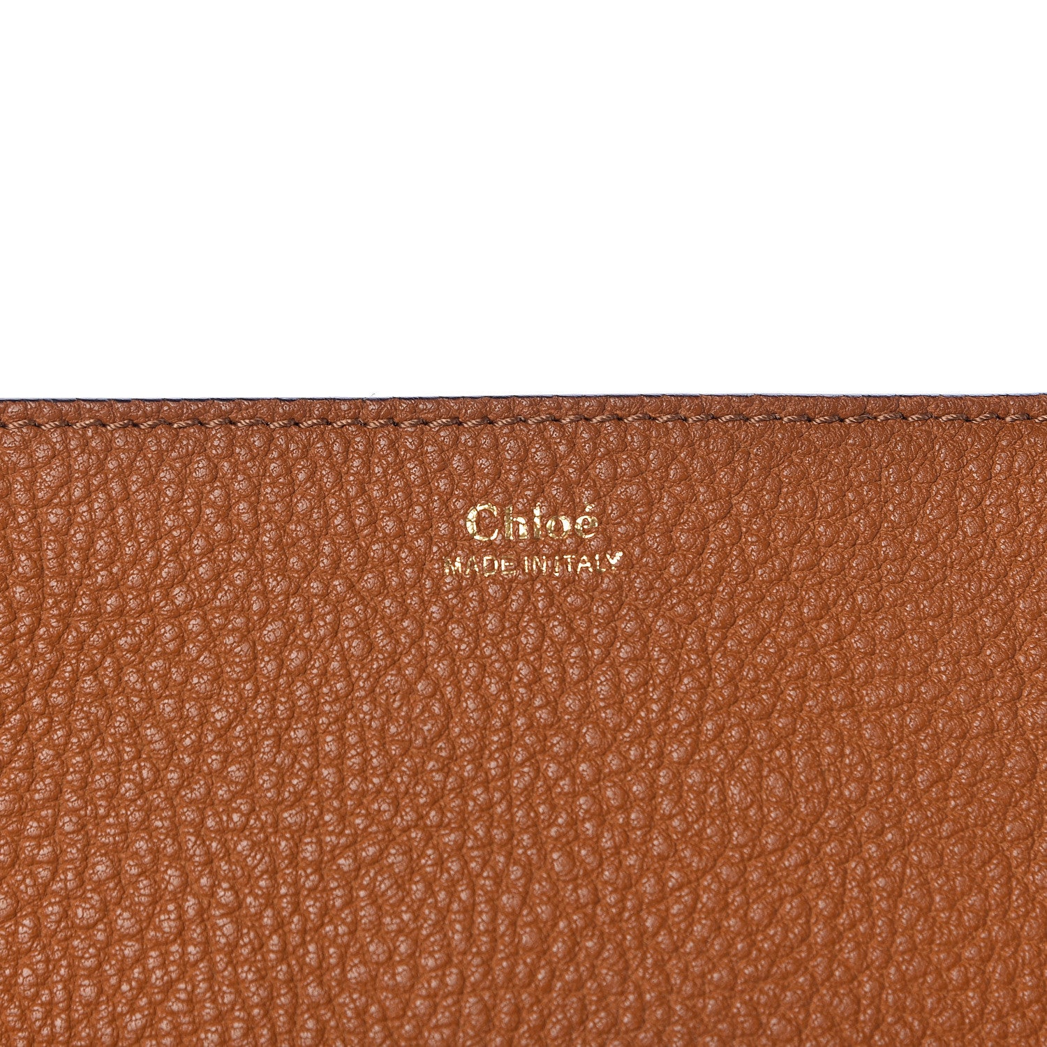 Chloe Grained Lambskin Medium Drew Shoulder Bag Caramel 6 of 11