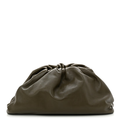 Bottega Veneta Smooth Butter Calf The Pouch Oversized Clutch Mustard 1 of 11