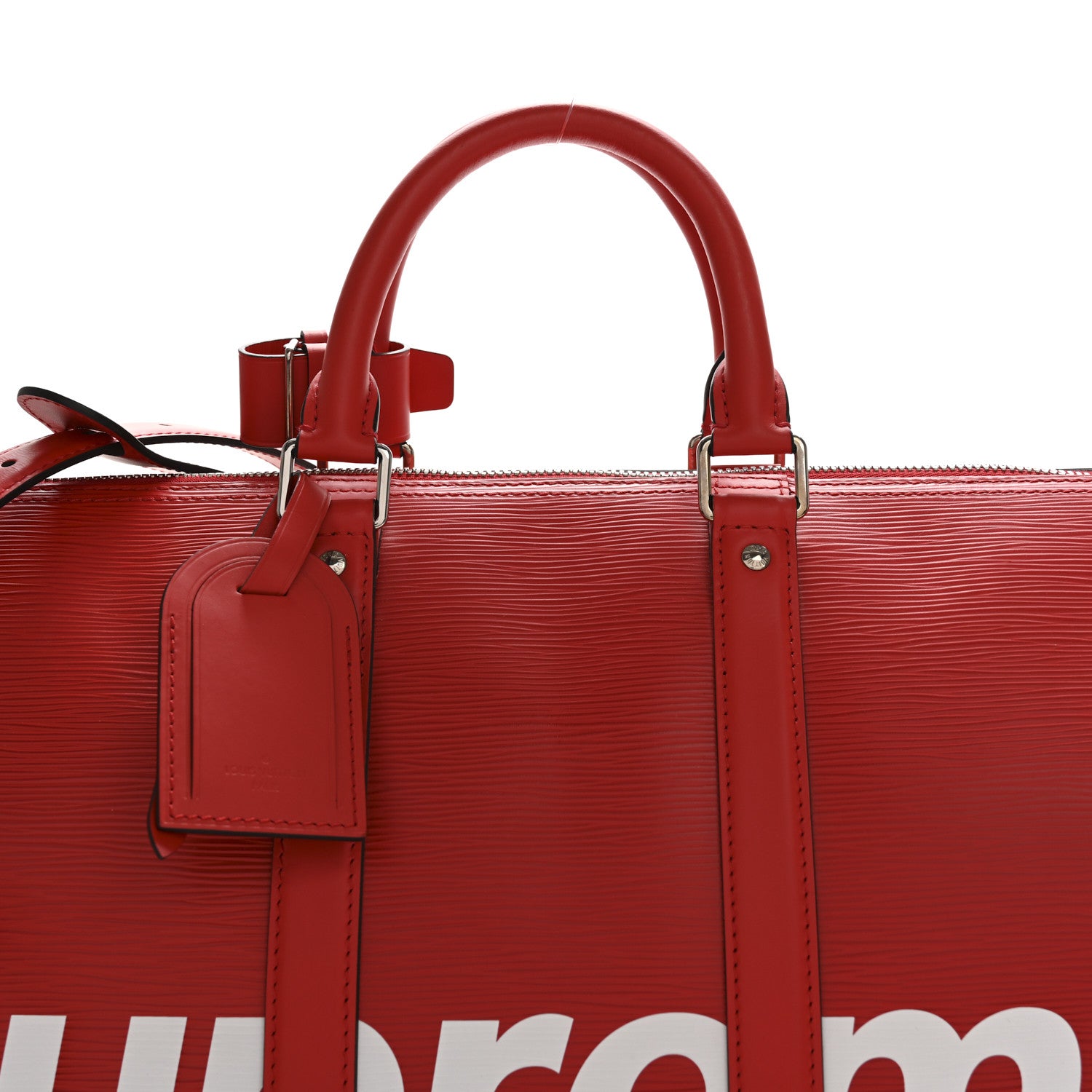 Louis Vuitton X SUPREME Epi Keepall Bandouliere 50 Red 1741472