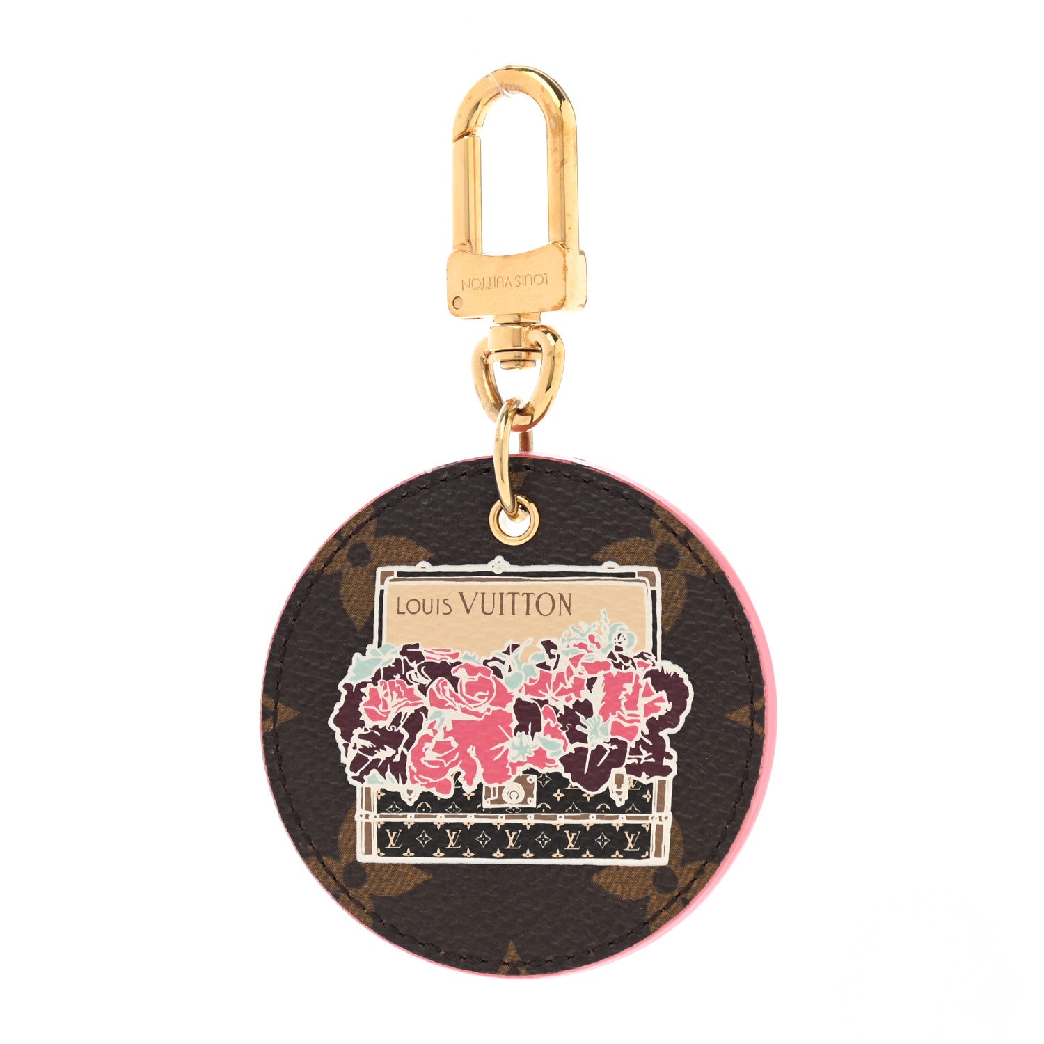 Louis Vuitton Monogram Illustre Posies Bag Charm 1 of 4