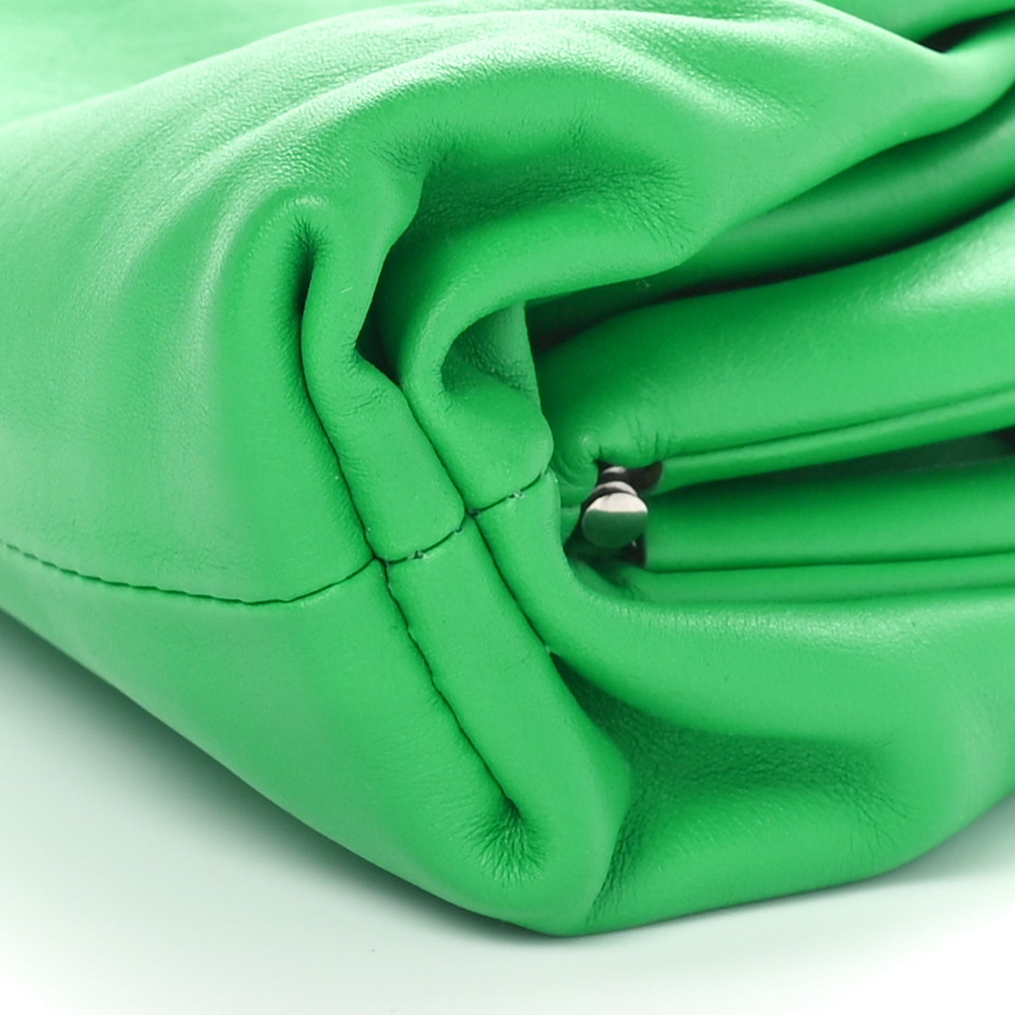 Butter Calfskin The Mini Pouch Parakeet
