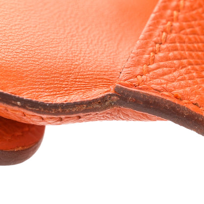 Hermes Epsom Kelly Pochette Clutch Orange 10 of 12