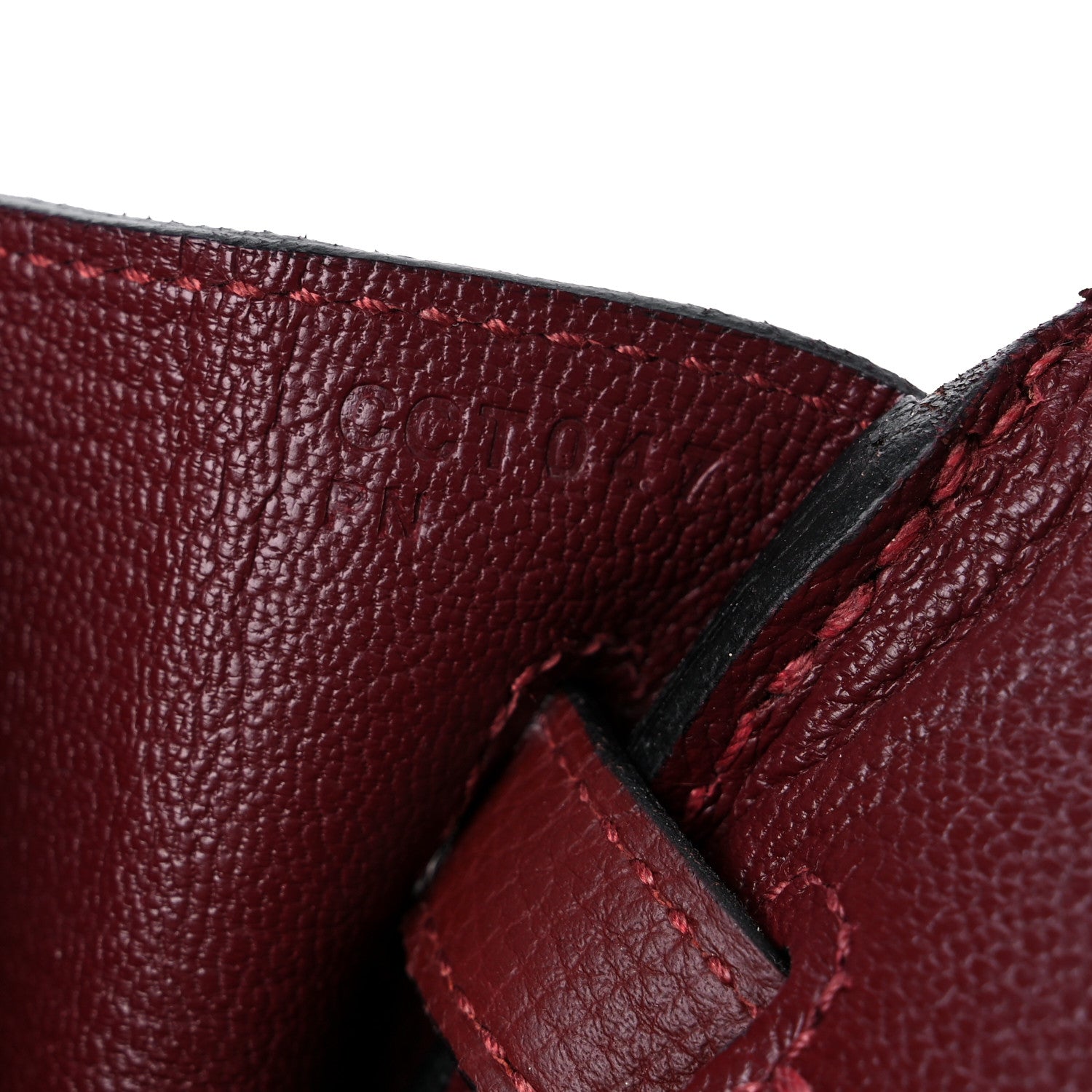 Hermes Togo Birkin 25 Rouge H 7 of 12