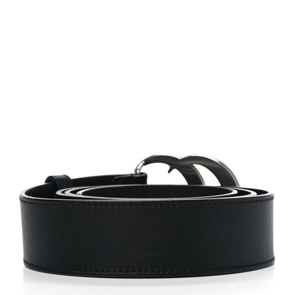 Gucci Moon Calfskin Nickel Double G 40mm Belt 100 40 Black 2 of 6