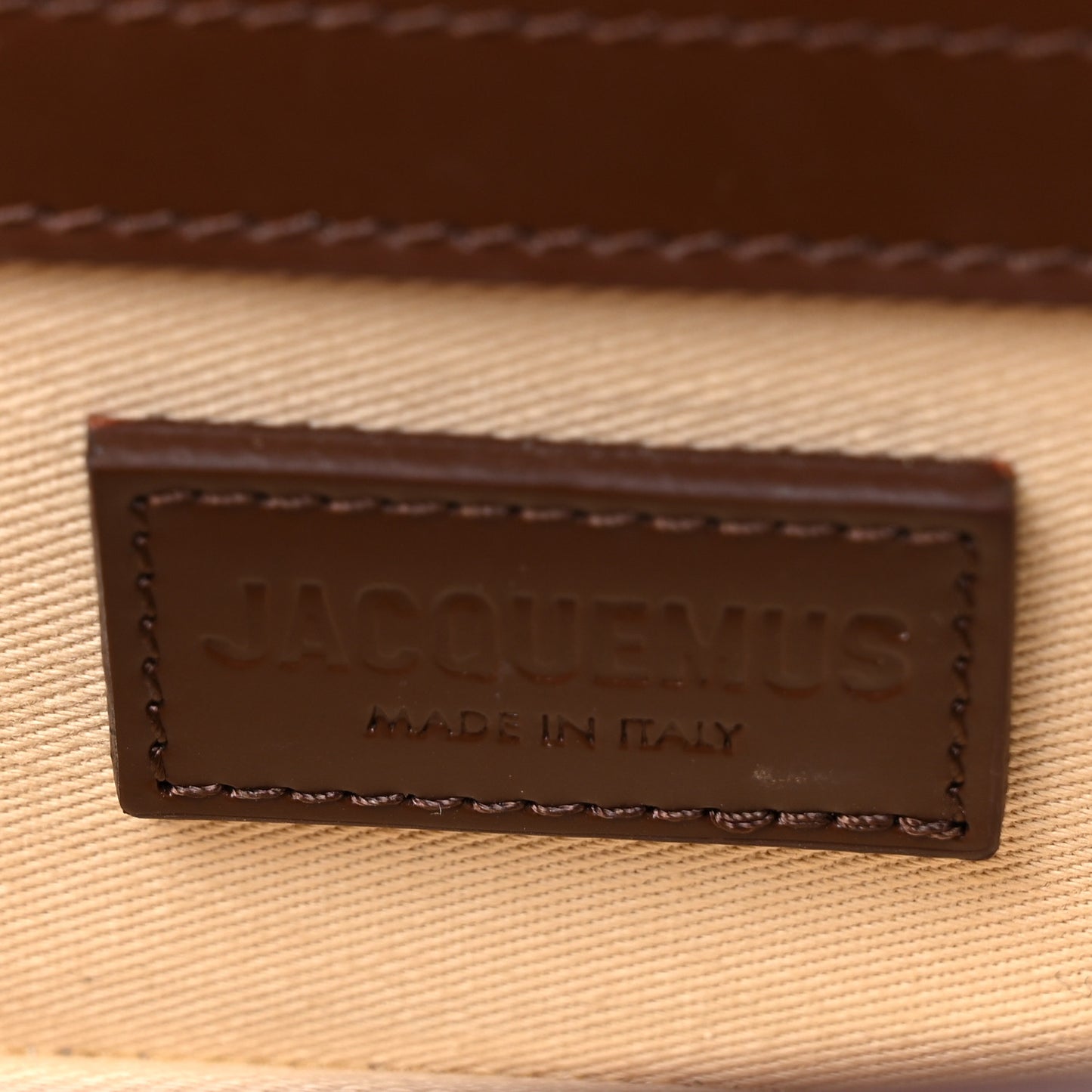 Smooth Calfskin Le Bambino Dark Brown