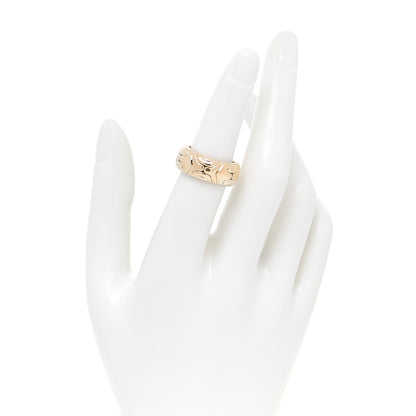 Bulgari 18K Yellow Gold Parentesi Ring 50 5.5 2 of 5