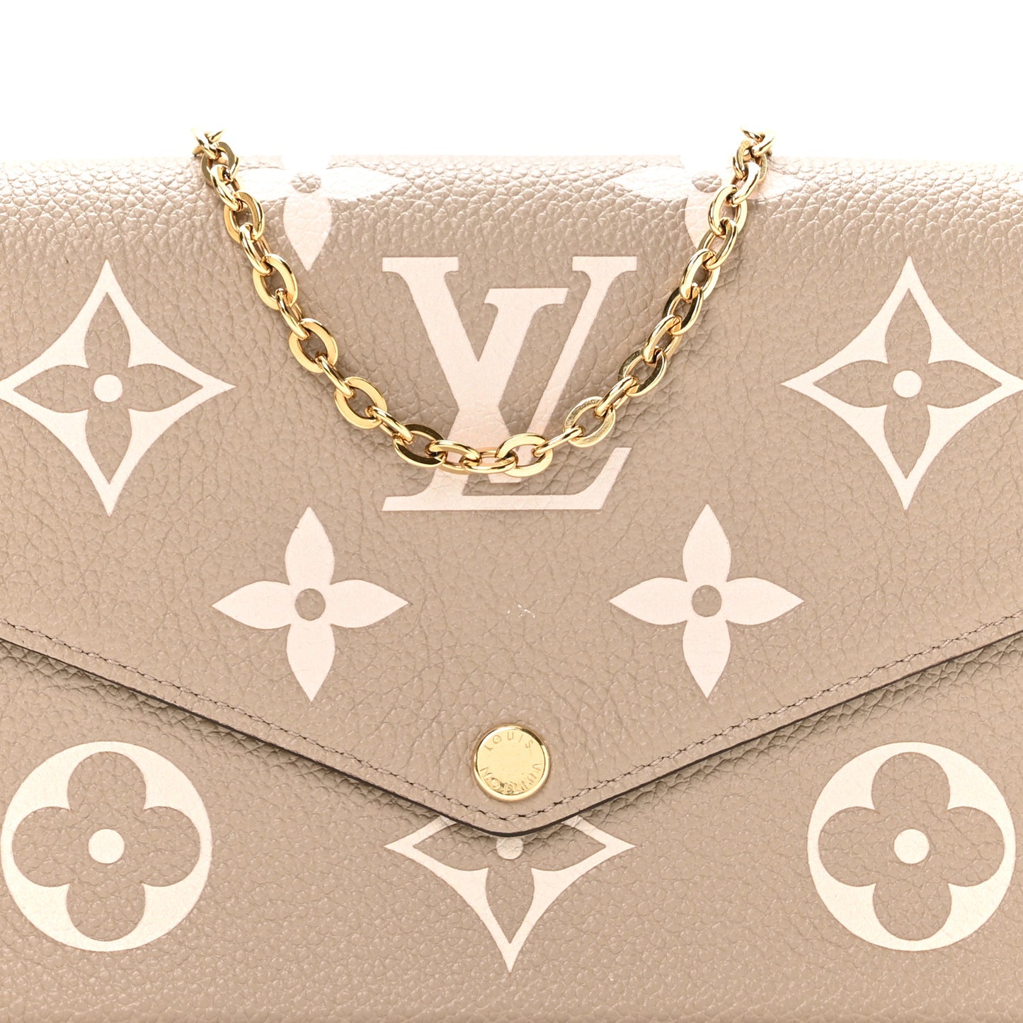 Empreinte Monogram Giant Felicie Pochette Tourterelle Creme