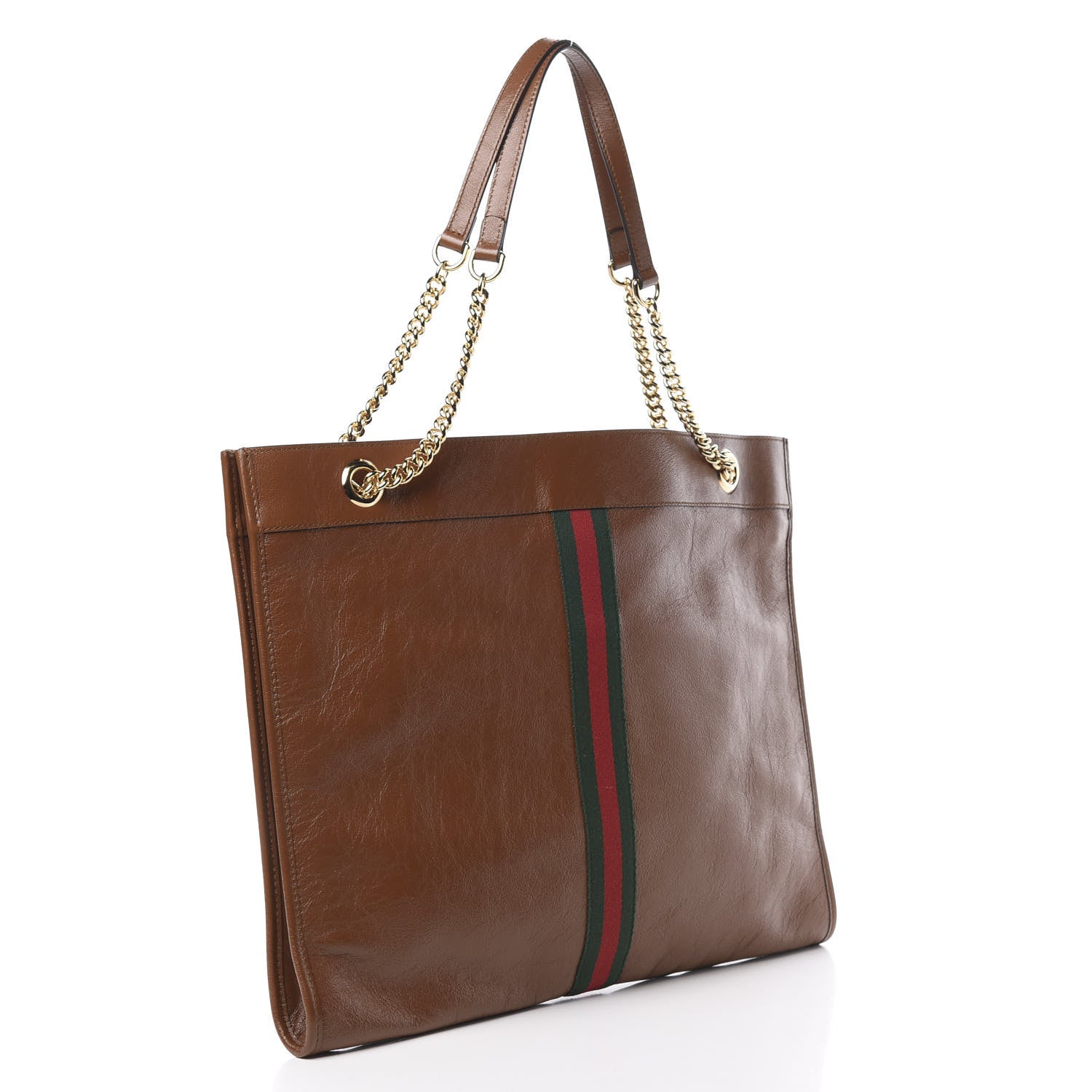Gucci Calfskin Large Rajah Chain Tote Cuir 4 of 11