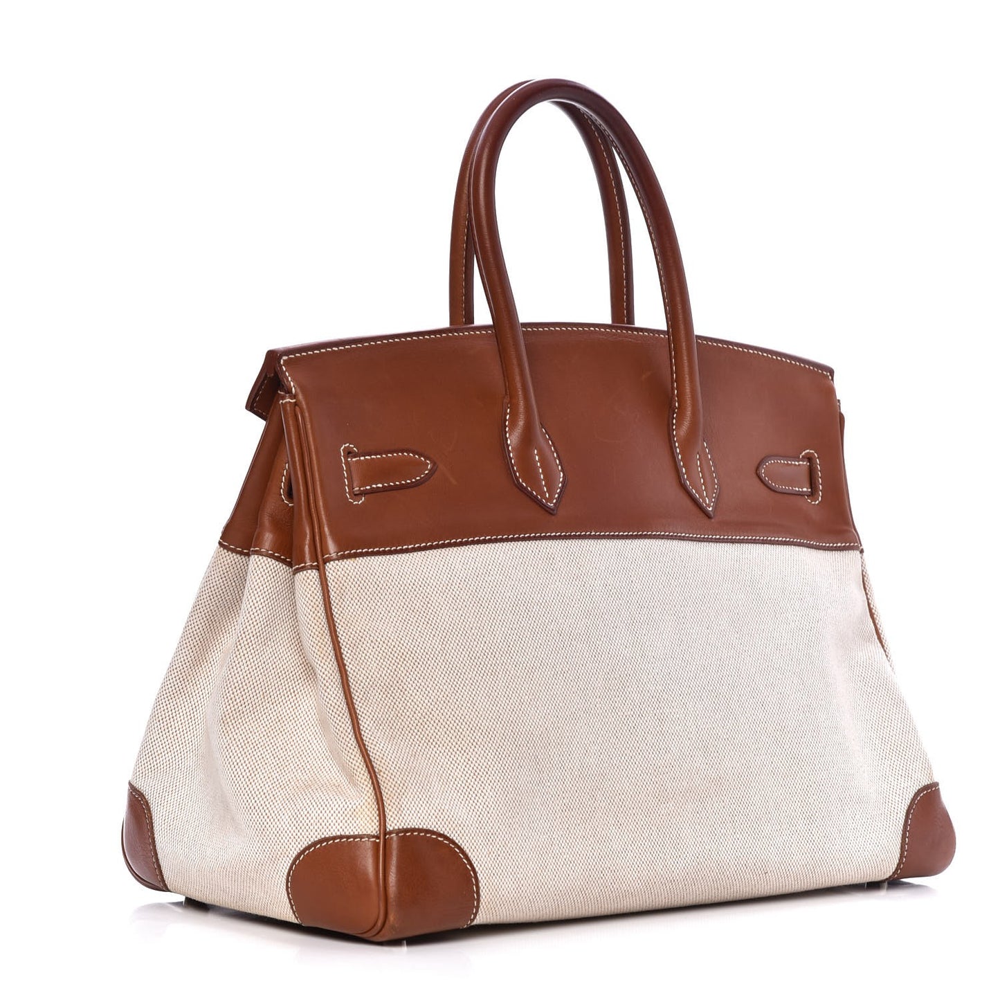 Toile Barenia Birkin 35 Fauve