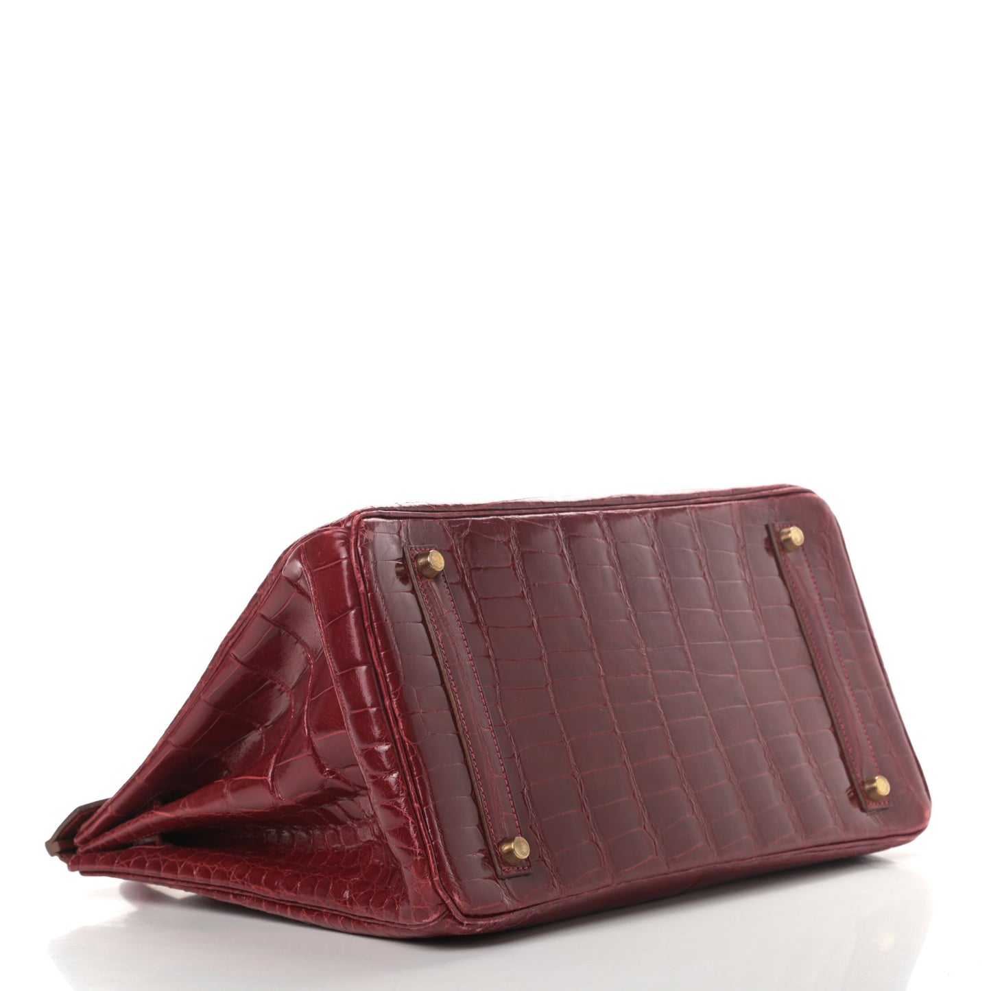 Shiny Alligator Birkin 35 Rouge Vif