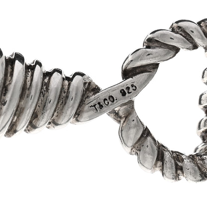 Tiffany Sterling Silver Hematite Torsade Multi Strand Bead Necklace 5 of 5