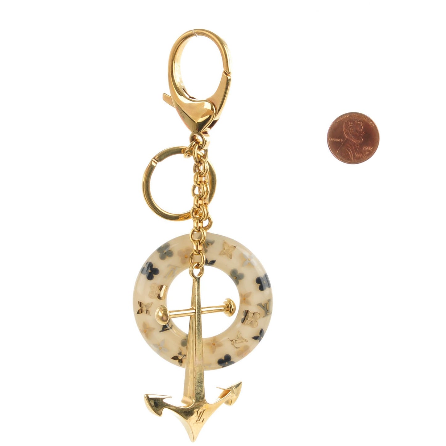 Marina Key Holder Bag Charm Azur