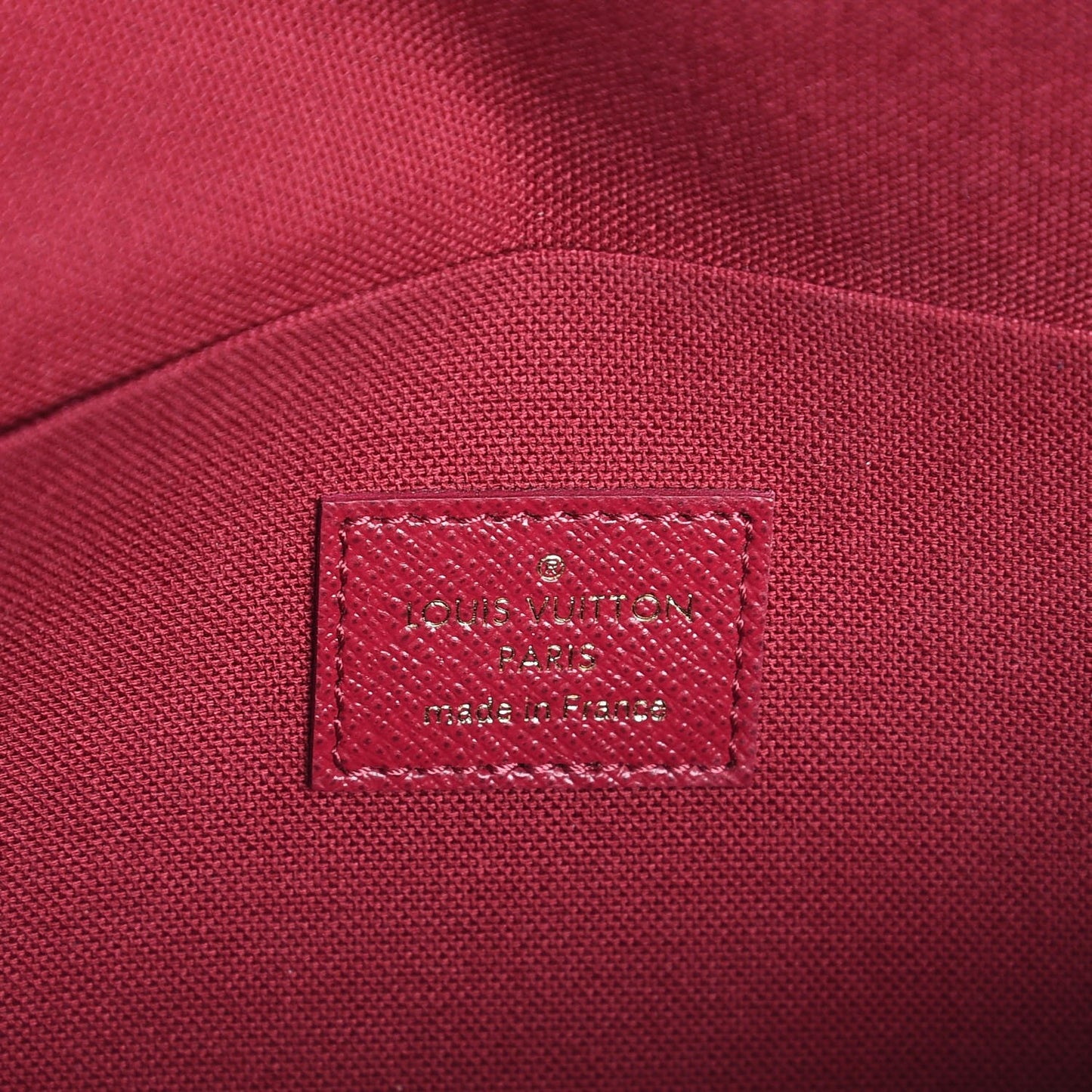Monogram Pochette Felicie Chain Wallet Fuchsia