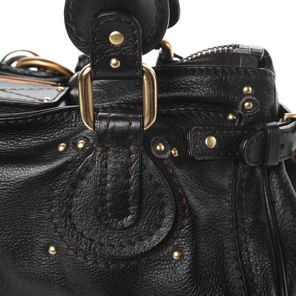 Chloe Calfskin Paddington Satchel Chocolate 13 of 35