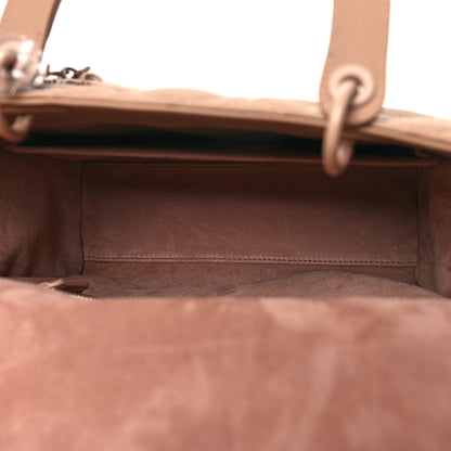 Christian Dior Ultra Matte Calfskin Cannage Medium Lady Dior Beige 5 of 10