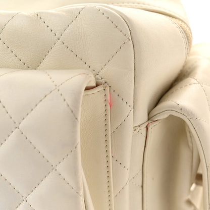 Chanel Calfskin Quilted Large Cambon Multipocket Reporter White 12 of 13