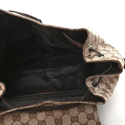 Gucci Monogram Backpack Dark Brown 5 of 11