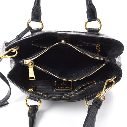 Prada Glace Calfskin Tote Black 5 of 9