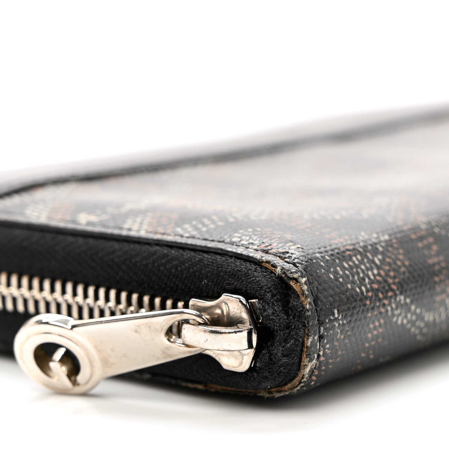 Goyard Goyardine Matignon Zip Around GM Wallet Black 8 of 8