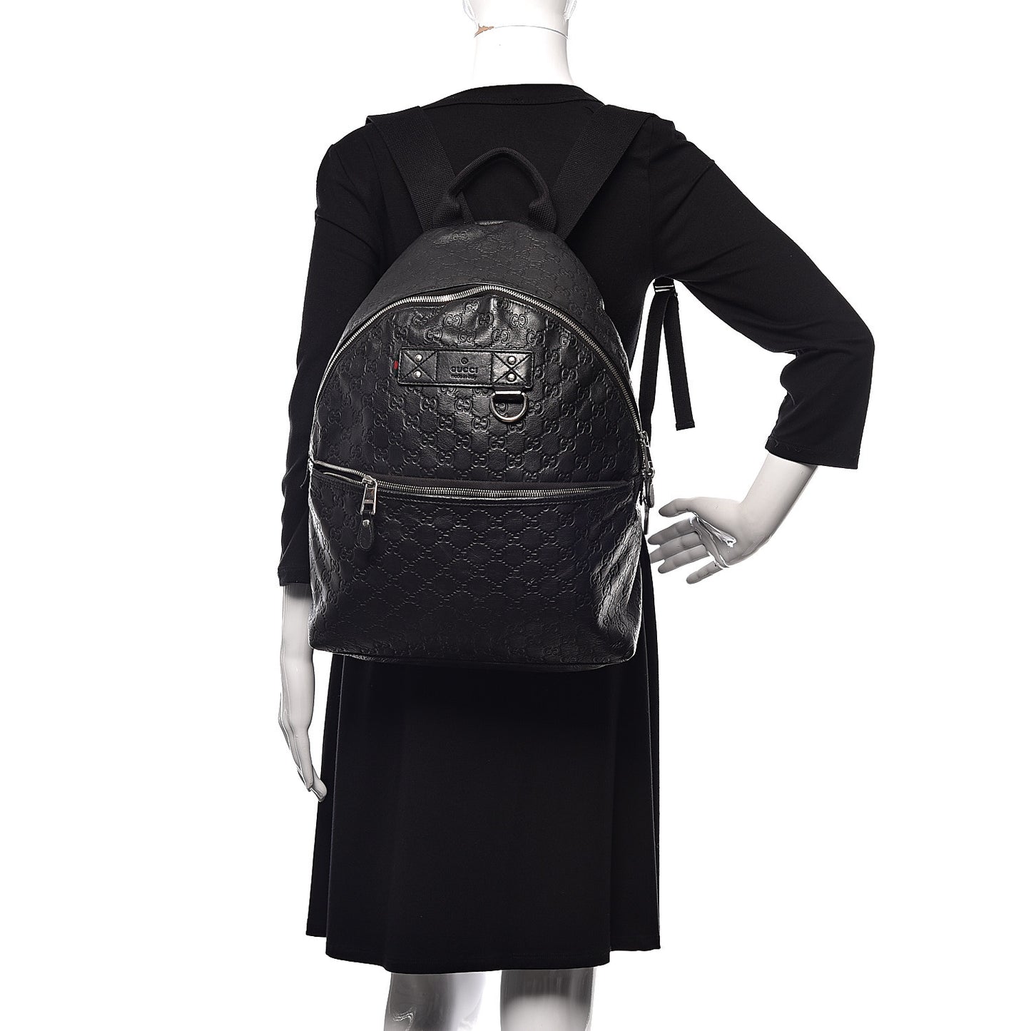 Guccissima Classic Backpack Black