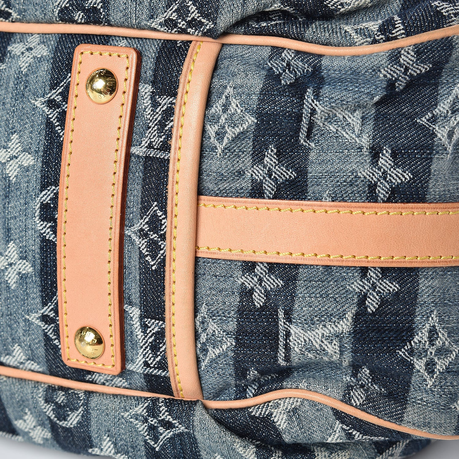 Louis Vuitton Denim Raye Porte Epaule MM 17 of 17